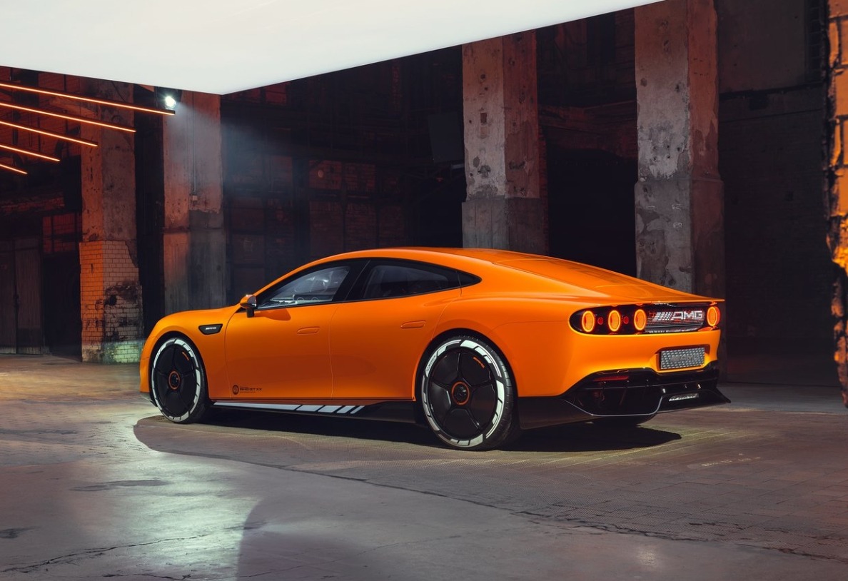 奔驰新一代电动技术，AMG GT XX，盘子电机与可“呼吸”的轮毂