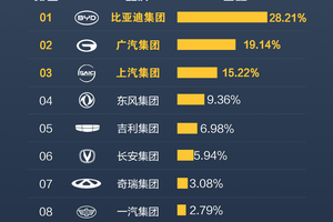 公务员都在开比亚迪，每4辆新能源公务车就有1辆是比亚迪
