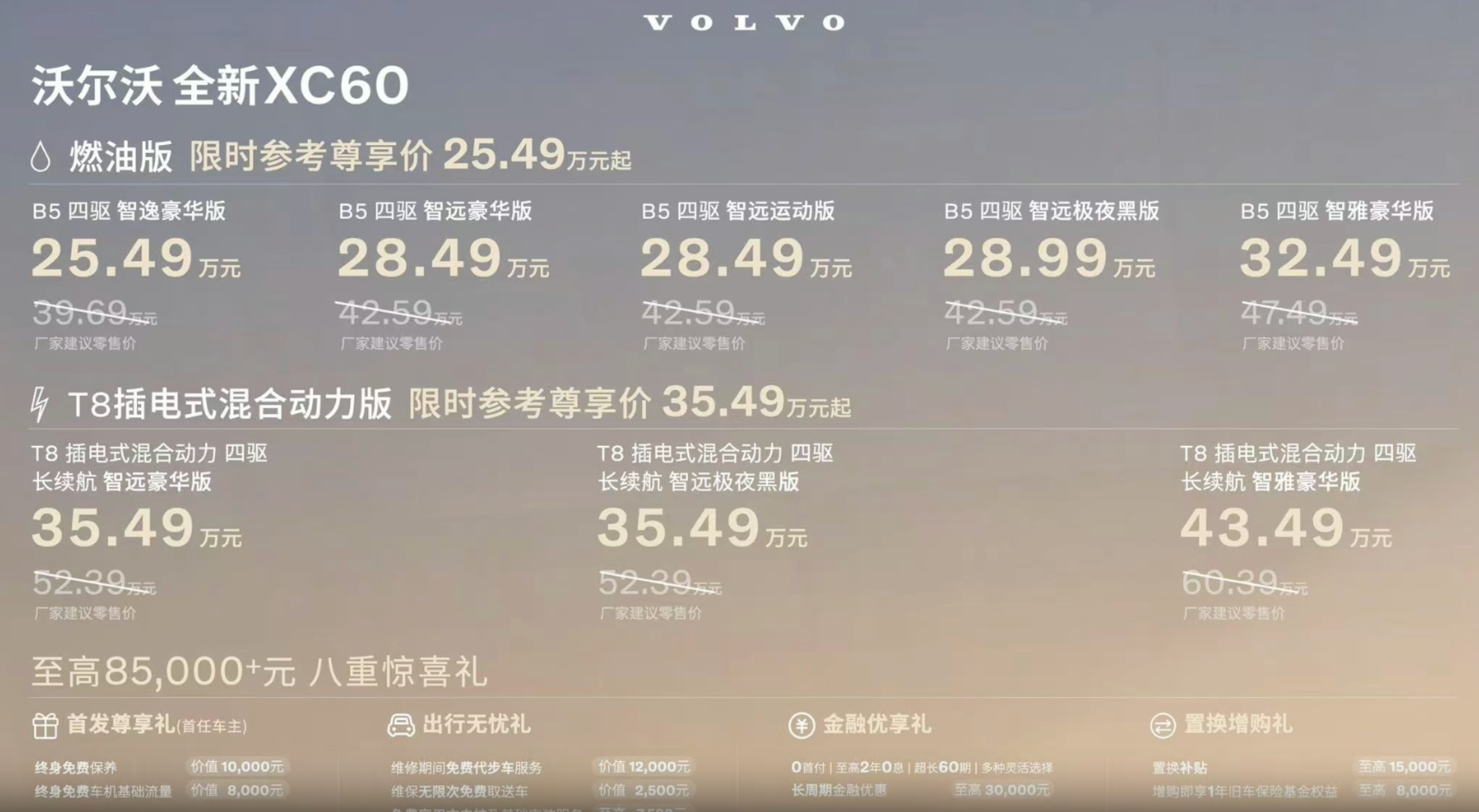 25.49 万起！全新 XC60 上市，三大升级重塑豪华标杆