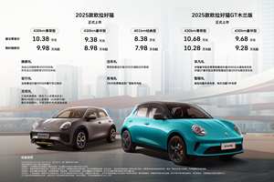 2025款欧拉好猫上市！限时换新价7.98万起，重塑A0级纯电标杆