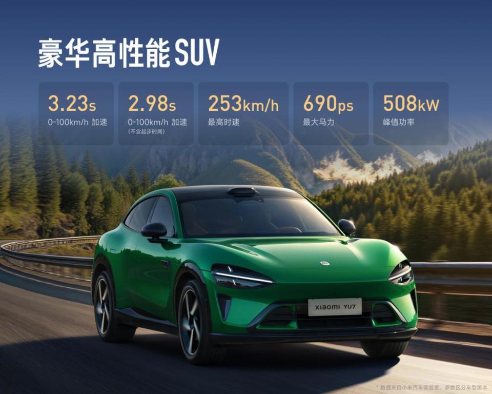 小米YU7正式发布！定价25.35万元起