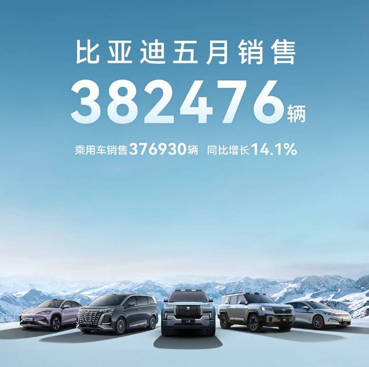 5月“自主5强”销量一览！