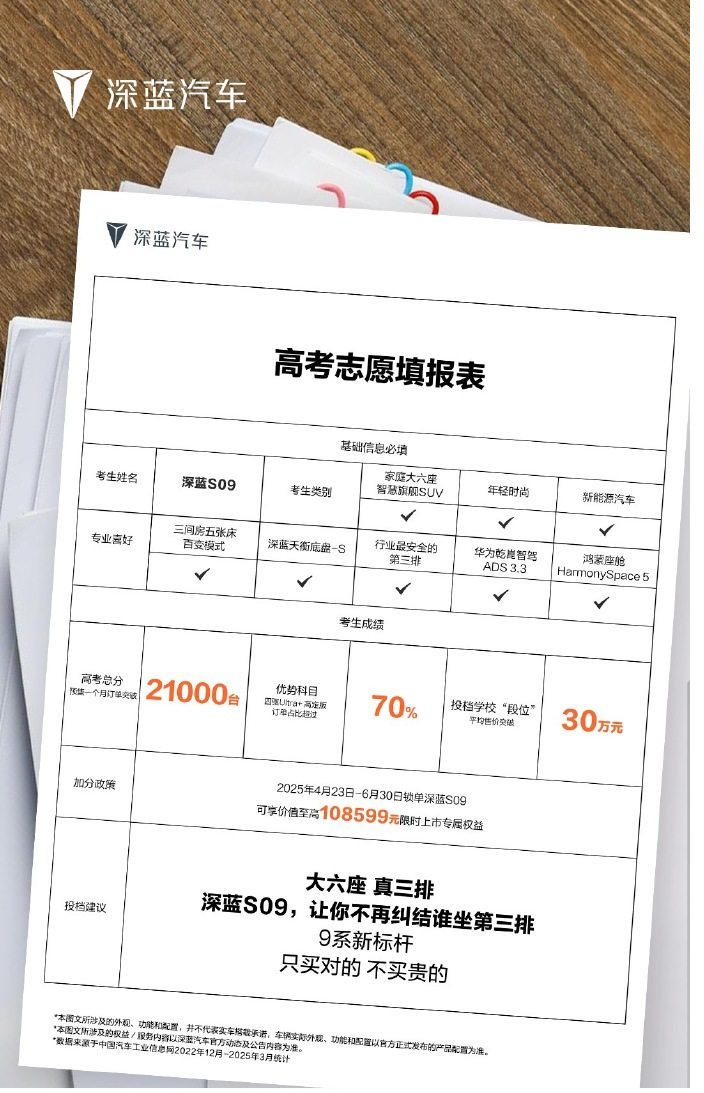 20.49万起VS百万豪配！深蓝S09重庆车展加固“真三排”价值锚点