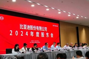 股东大会王传福哽咽：比亚迪是我的生命，要实现年产销1000万辆！