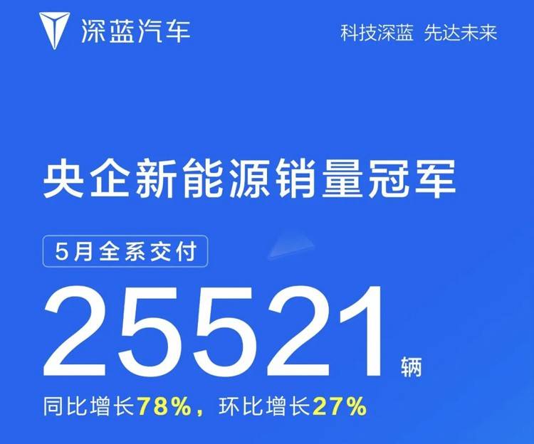5月新势力销量排名！