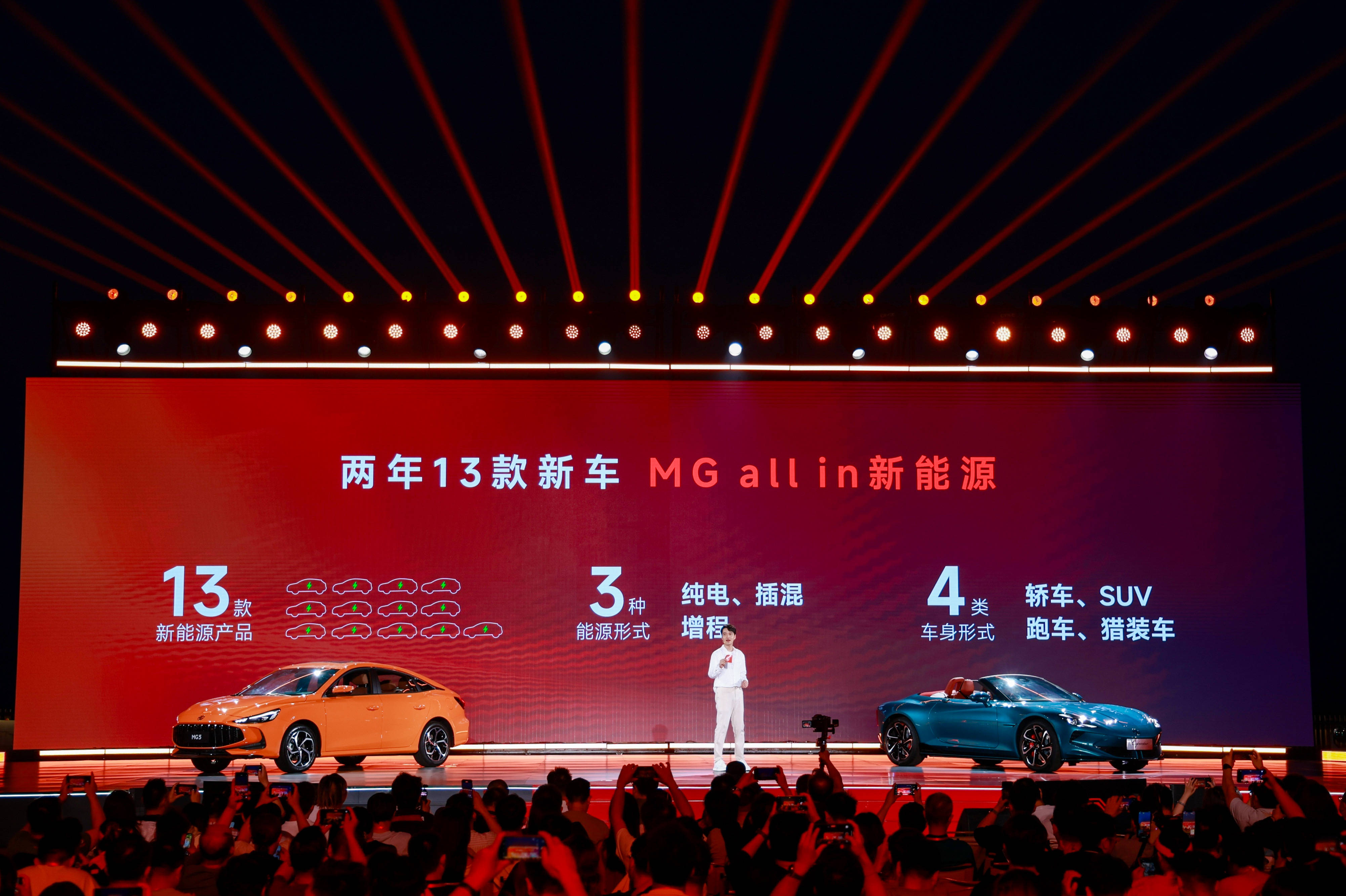 MG Holiday夏日敞开玩暨夏季新车发布会开启新能源战略新篇章