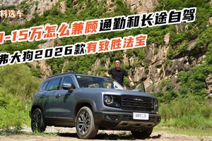 15万左右怎么兼顾通勤和长途自驾？哈弗大狗2026款有绝招