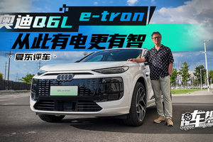《夏东评车》奥迪Q6L e-tron，从此有电更有智
