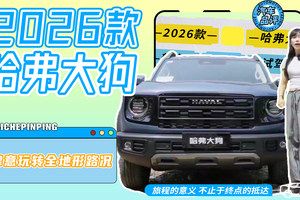 肆意玩转全地形路况 哈弗大狗2026款潮玩新旅伴