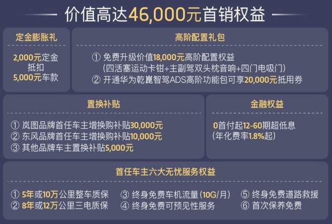 极智驾享大五座SUV岚图FREE+上市 推三款车型售价21.99万起
