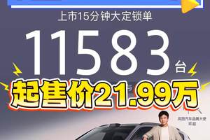 15分钟订单破万！岚图FREE+ 21.99万起售，真香啊！