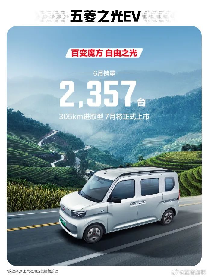 【E汽车】五菱之光EV 305km进取型将在7月23日上市