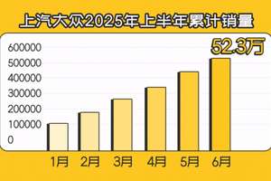 半年销量劲增2.3% 上汽大众交出突破内卷成绩单