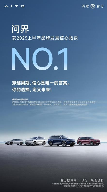 50万级销冠实至名归，问界M9蝉联NPS净推荐值第一！