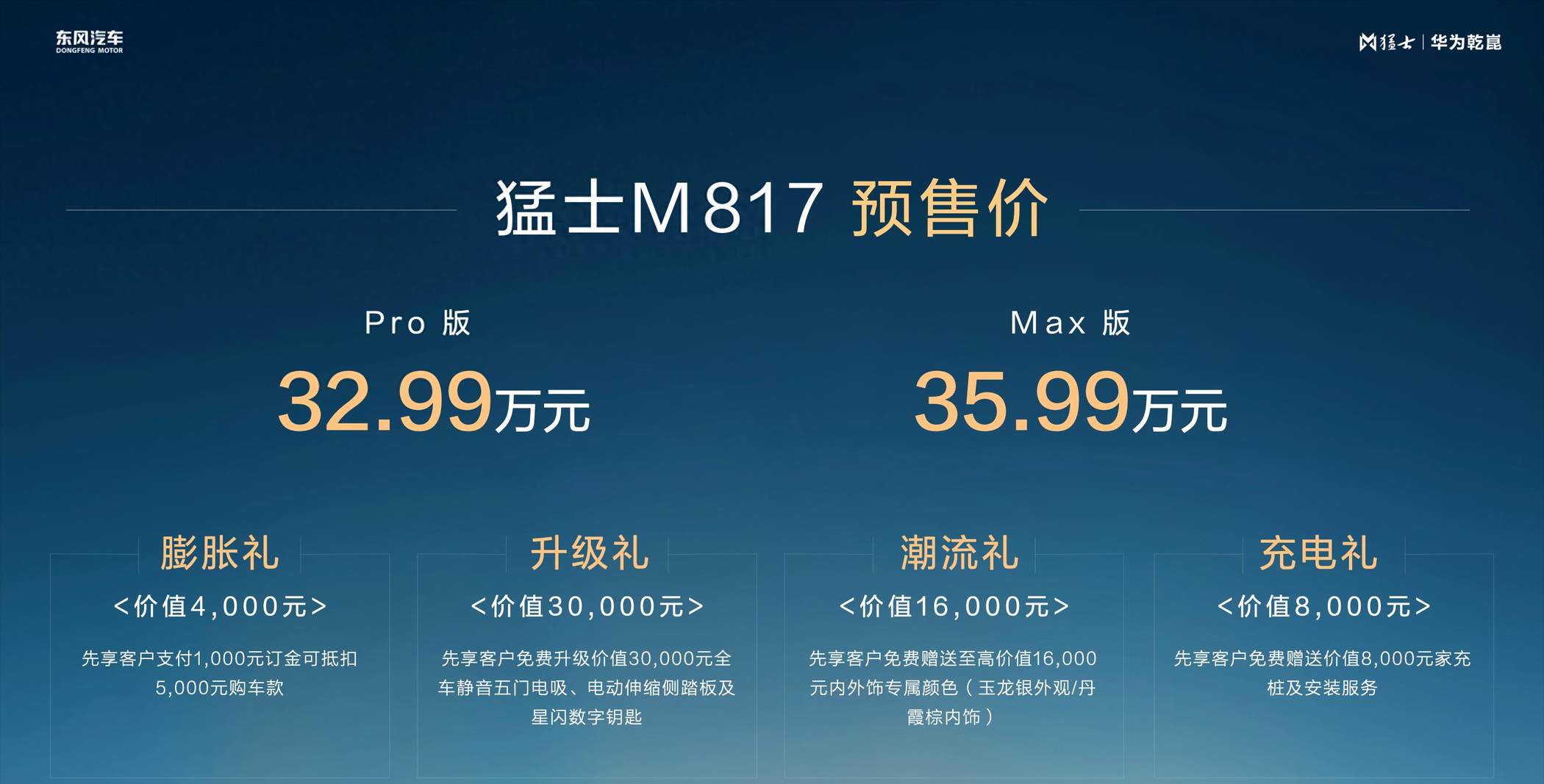 小白轻松驾驭 老炮直呼过瘾 猛士M817预售价32.99万起