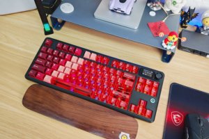 客制化、三模、RGB、1万毫安电池，黑爵MK87 机械键盘要行业内卷了