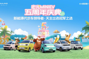 宏光MINIEV 五周年庆典启幕，联袂《熊出没》打造全国乐园派对季