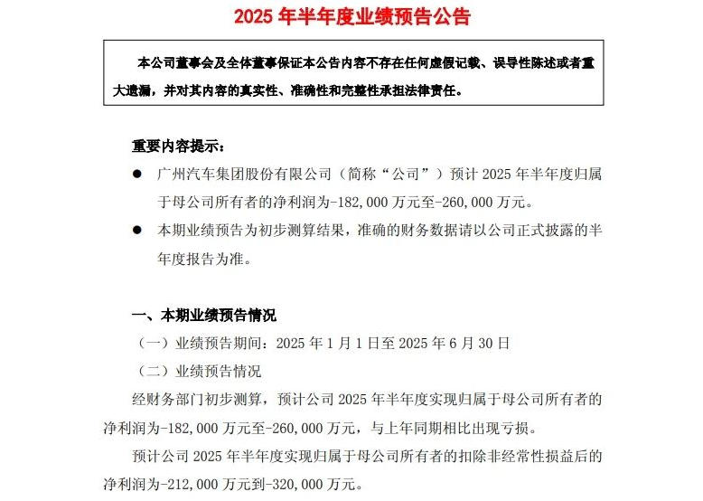 今年上半年净亏超18亿，广汽“难上加难”