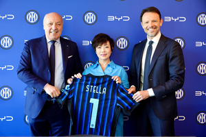 比亚迪成为国际米兰足球俱乐部全球汽车合作伙伴