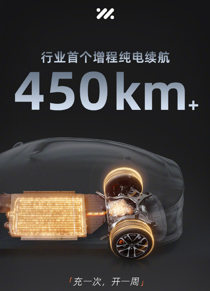 纯电续航里程达到450公里的增程车来了，这样的设定对吗？