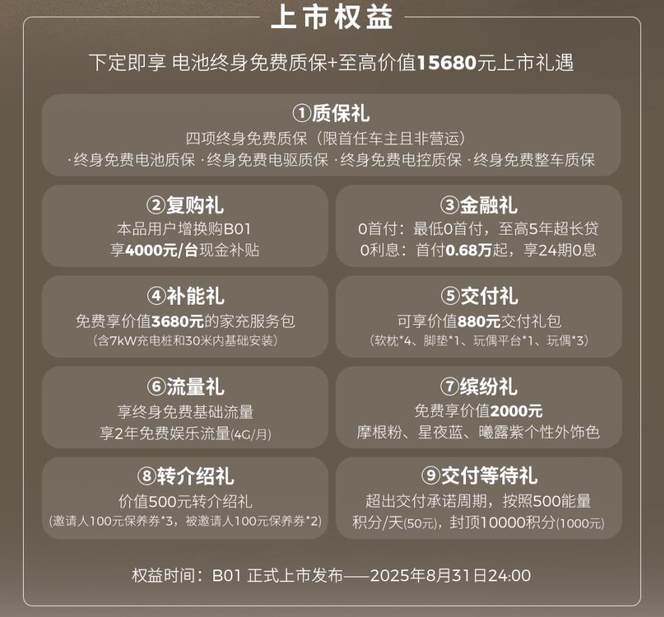 六大维度全面革新 零跑B01上市 售价8.98万起 即日起开启交付