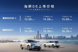 高能超享SUV，比亚迪海狮06正式上市 售价13.98万-16.38万