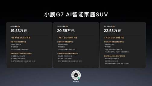 19.58万元起售，跨时代的AI汽车小鹏G7正式上市