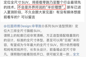 零跑高管否认“半价理想”标签，冲击30万市场，零跑能行吗？