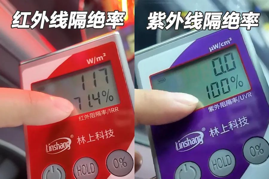 三款热门车实测：谁的车窗防晒最靠谱！