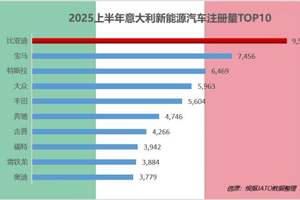 2025上半年比亚迪领跑全球多个新能源汽车市场