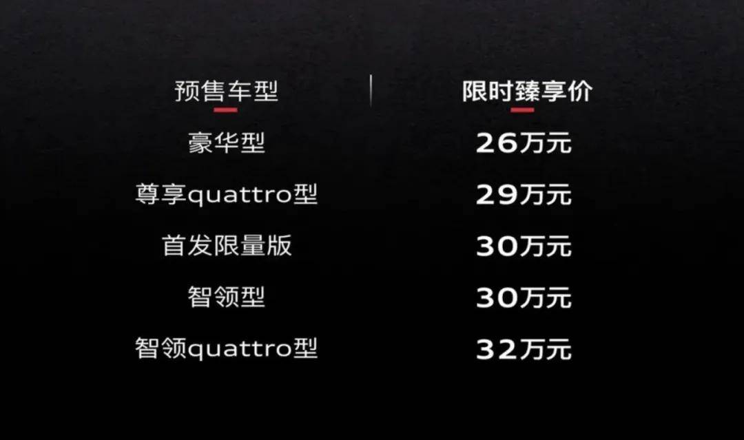 A5L掀背限时价26万起，上汽奥迪这次想明白了？