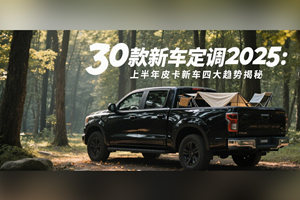 30款新车定调2025：上半年皮卡新车四大趋势揭秘