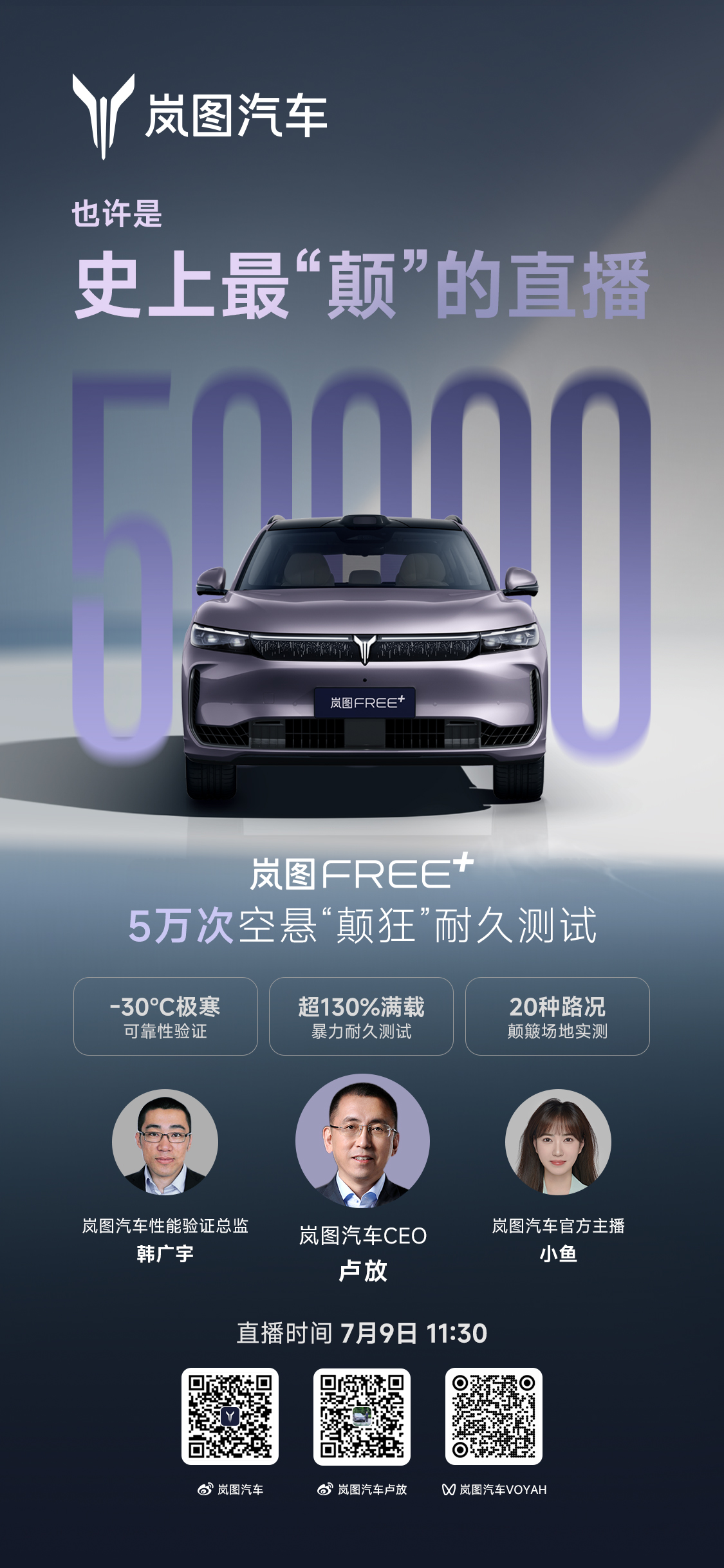 极寒、超载、强震动，岚图FREE+将迎百万级空悬“抗压”大考