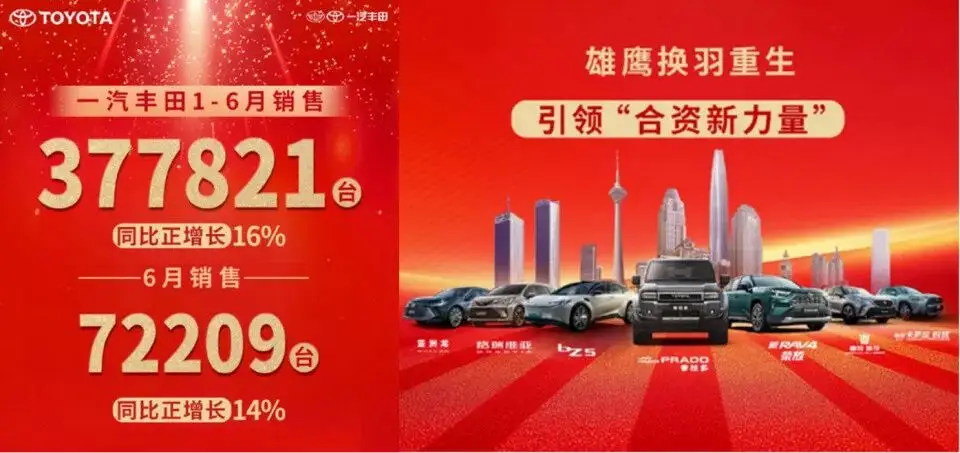 2025车市半年报：比亚迪领跑、吉利暴增，合资阵营杀回战场