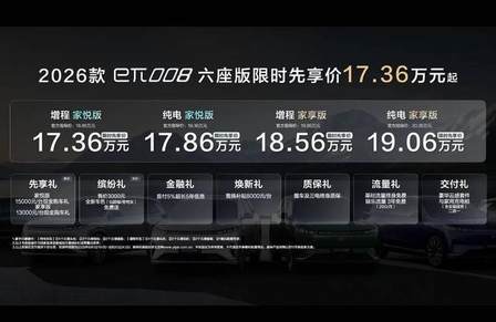 座座都是头等座！2026款东风奕派eπ008六座版全新上市