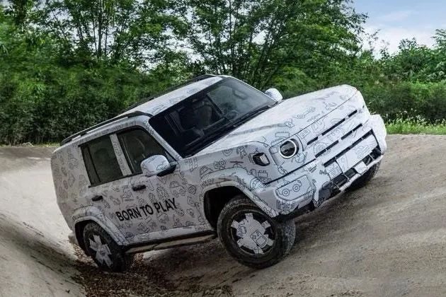【E汽车】iCAR汽车发布全新中大型SUV——iCAR V27谍照