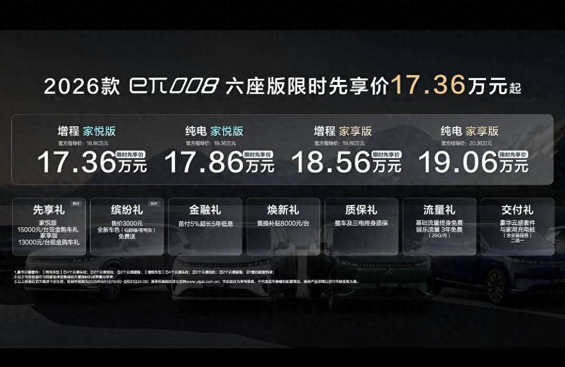 座座都是头等座！2026款东风奕派eπ008焕新上市！