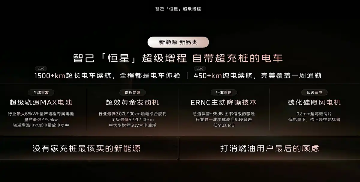 智己LS9亮相工信部，增程动力，纯电续航超450公里