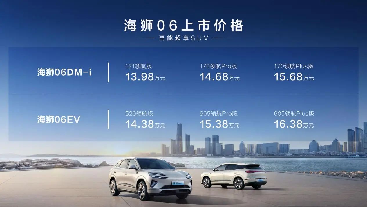 13.98万起售的高品质中型SUV，比亚迪海狮06北京上市