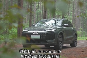 五屏联动+超纤绒包裹，奥迪Q6L e-tron上市焕新内饰