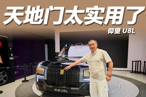 仰望U8L电动尾门，天地门太实用了