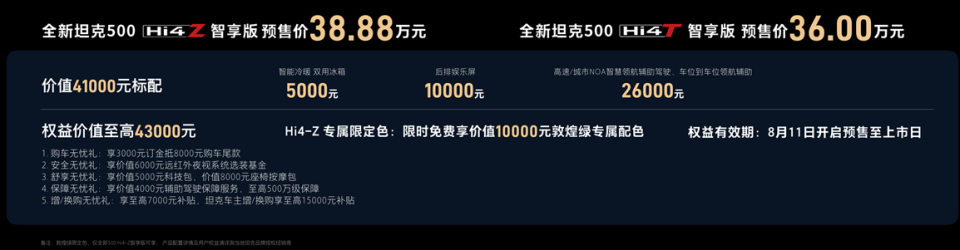 智能+豪华+越野，全新坦克500智享版开启越野新时代