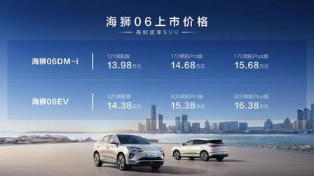全系搭载天神之眼C、云辇-C 比亚迪海狮06北京区域上市 售价13.98-16.38万