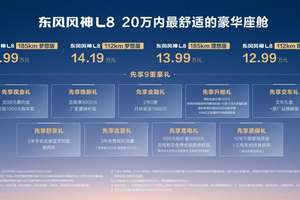 20万内最舒适豪华座舱来了！东风风神L8预售12.99万元起