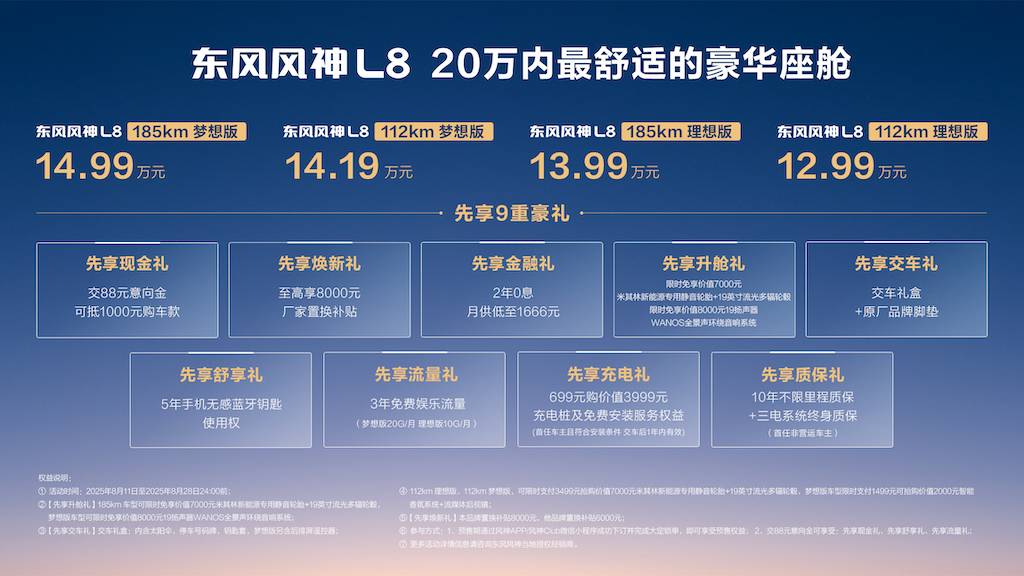 满配移动的家：东风风神L8王炸混动续航2245km，全家舒享每一程