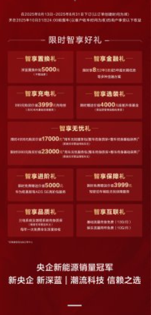 全新深蓝L07上市，13.59万元起全系标配华为乾崑智驾