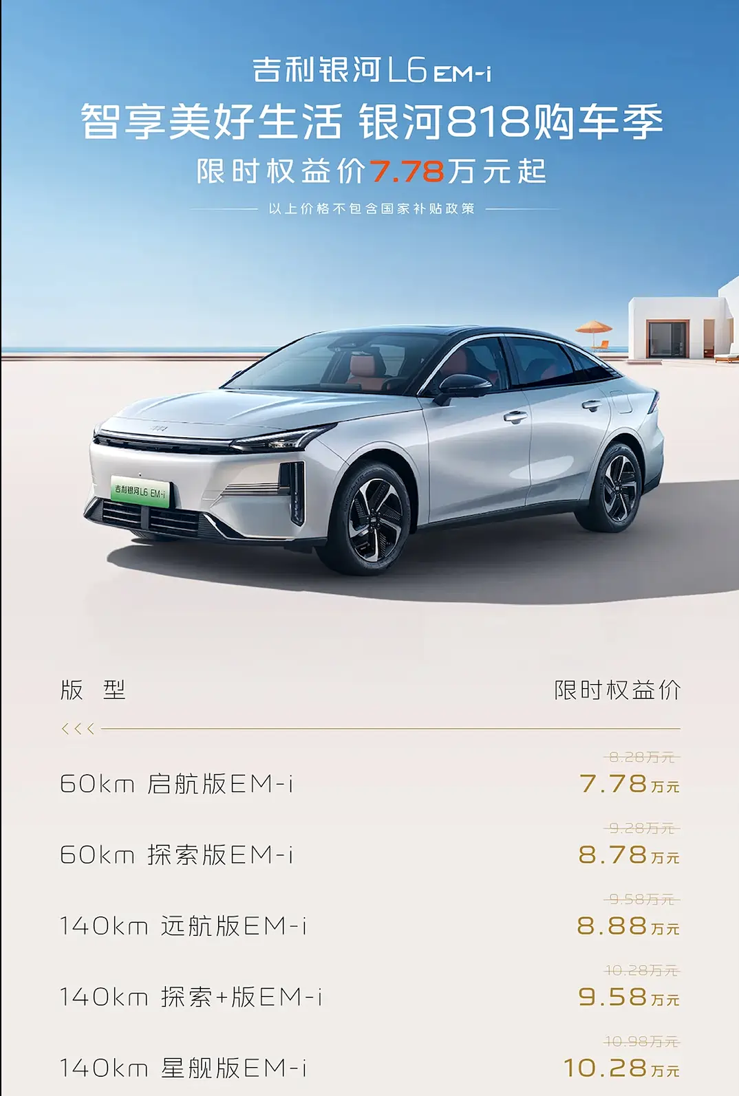 把加油站变成偶尔打卡点，7.78万起的银河L6 EM-i把省钱焊死了