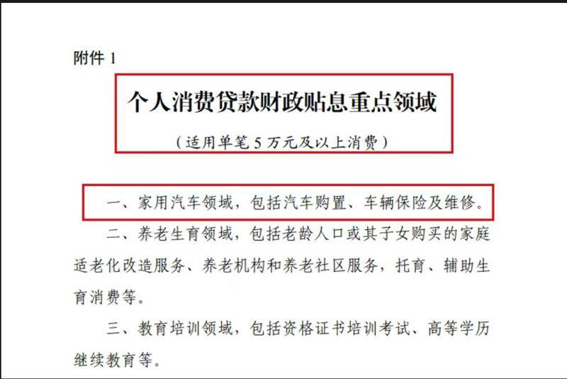 汽车消费利好新规又来了 贷款购车可享受利息补贴 从9月1日起实施