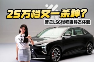 25万档SUV又一杀神？智己LS6增程版静态体验