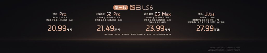 新鲜的味道：新一代智己LS6开启预售，惊爆价20.99万起